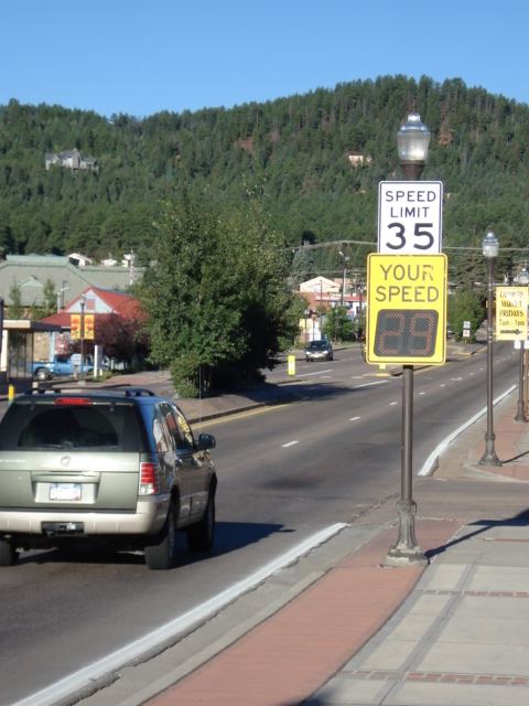 Speed Control Signage