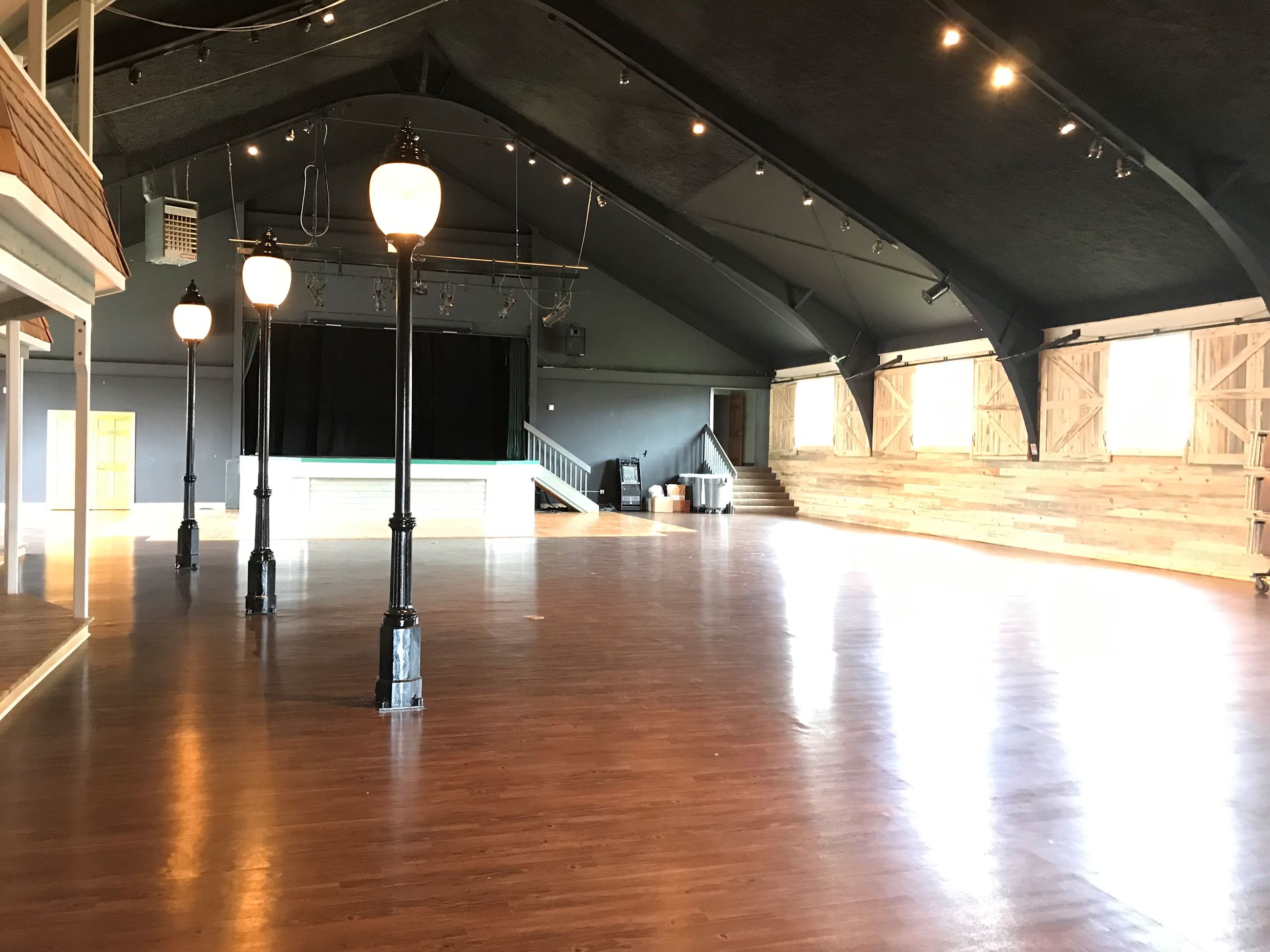 Open floor of the main room