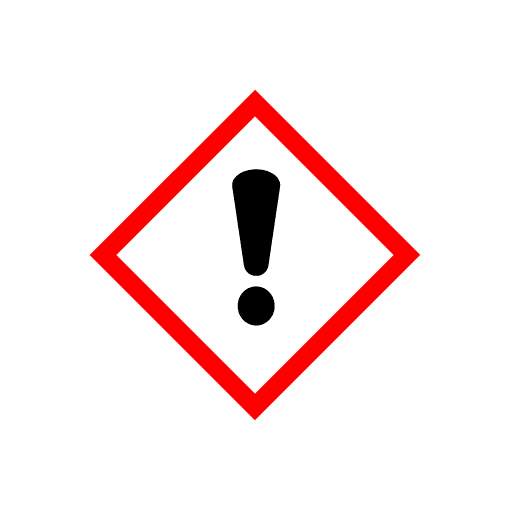 Black Exclamation Mark in Red Diamond