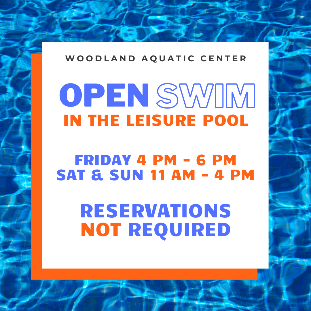 Open Swim in the Leisure Pool - No Reservations Required