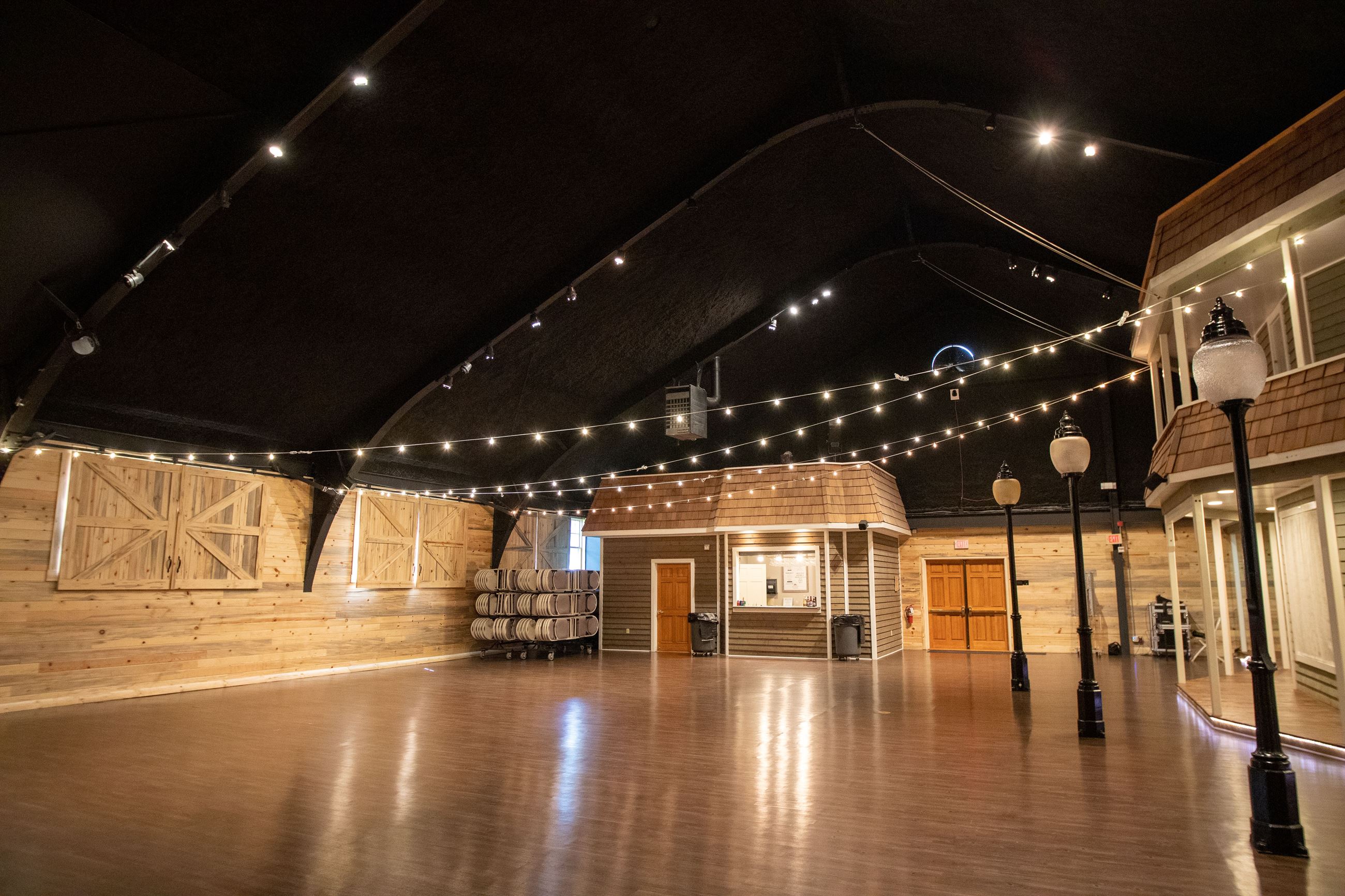 Main Room string lights