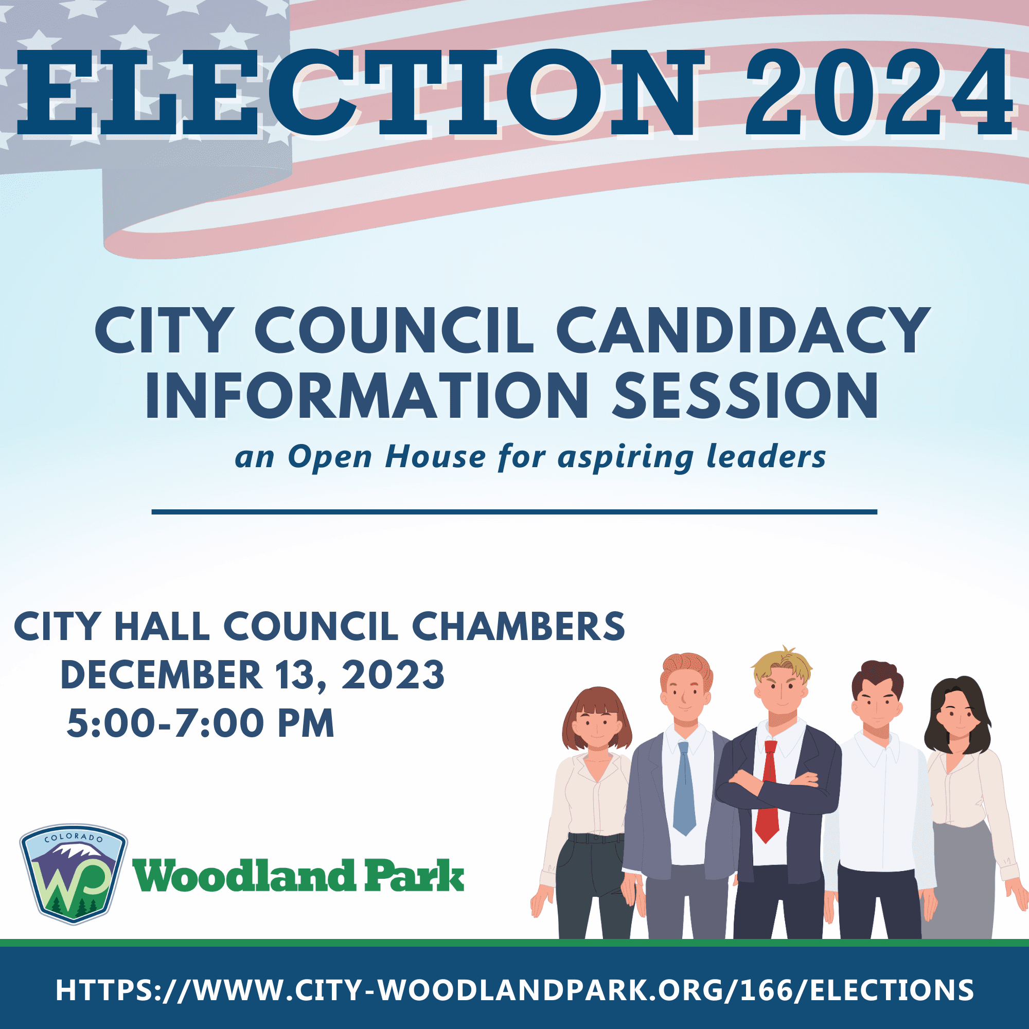City Council Candidacy for 2024 Election Open House on 12/13/23