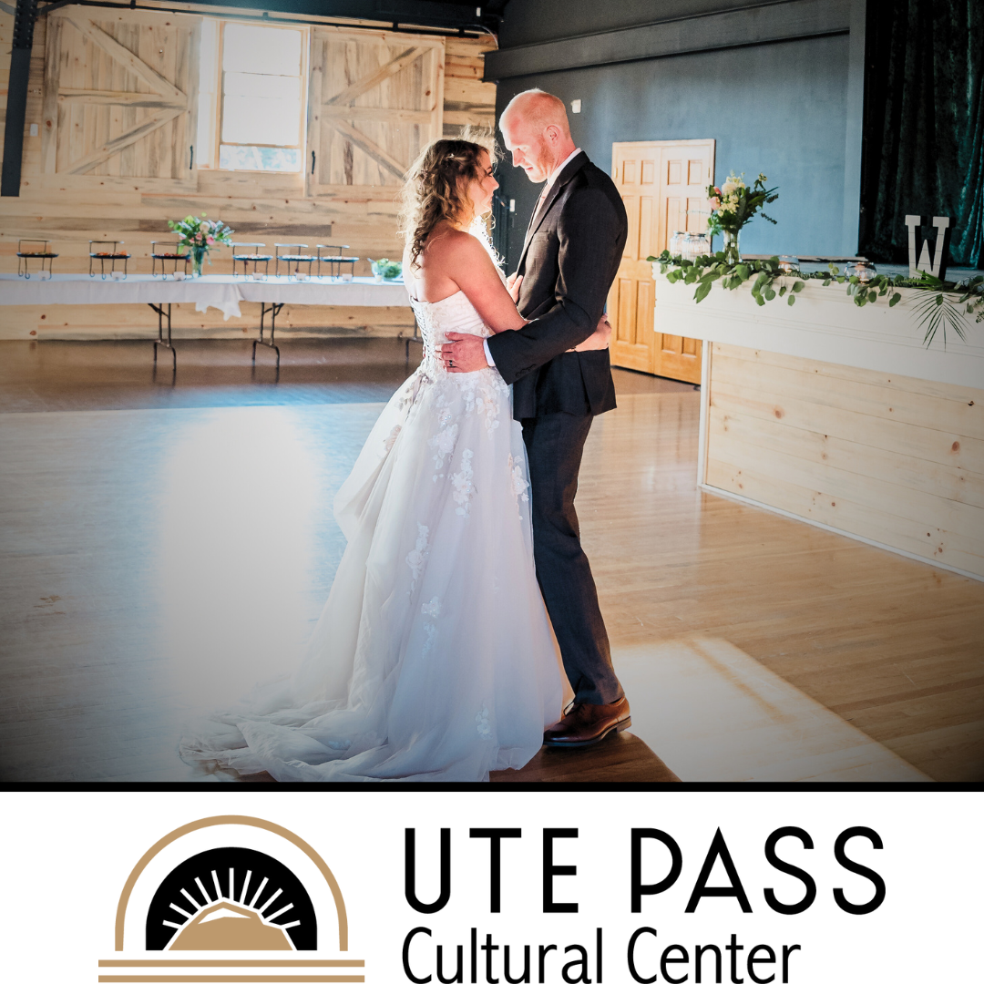 Couple dancing at their wedding