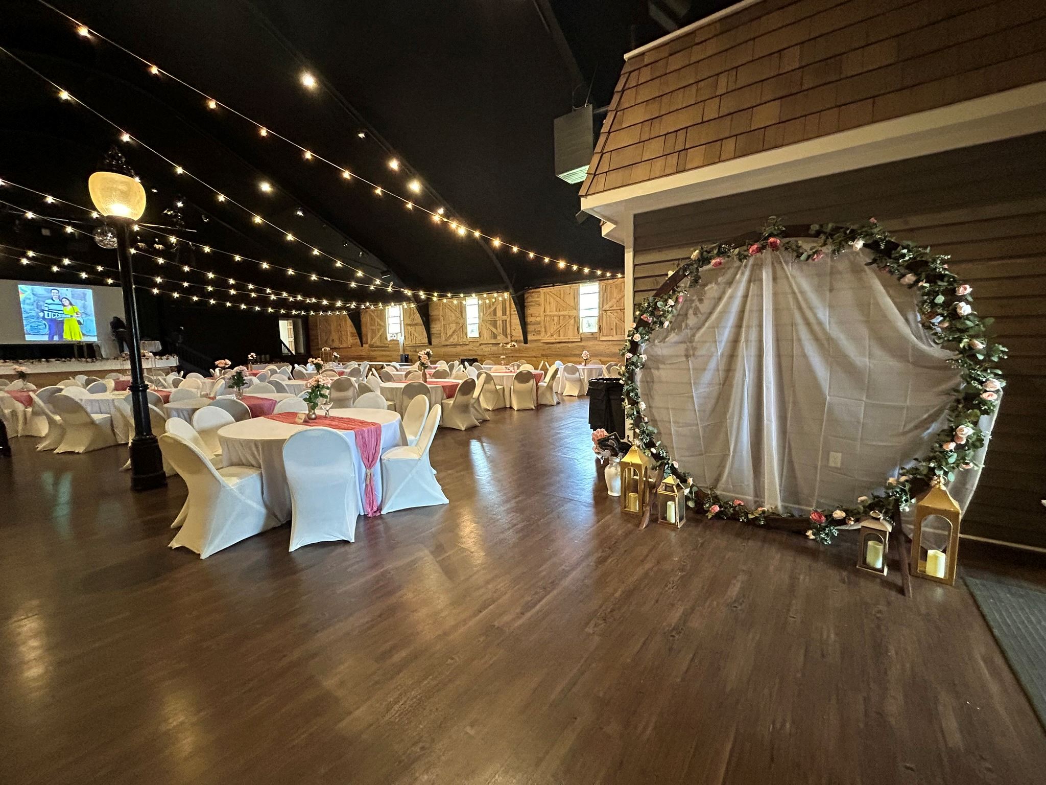 Main Room-Arch and Room Decorated