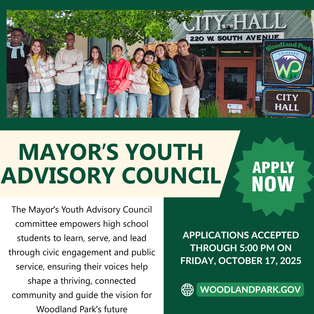 Mayor Youth Council - photo of city hall and a group of teens