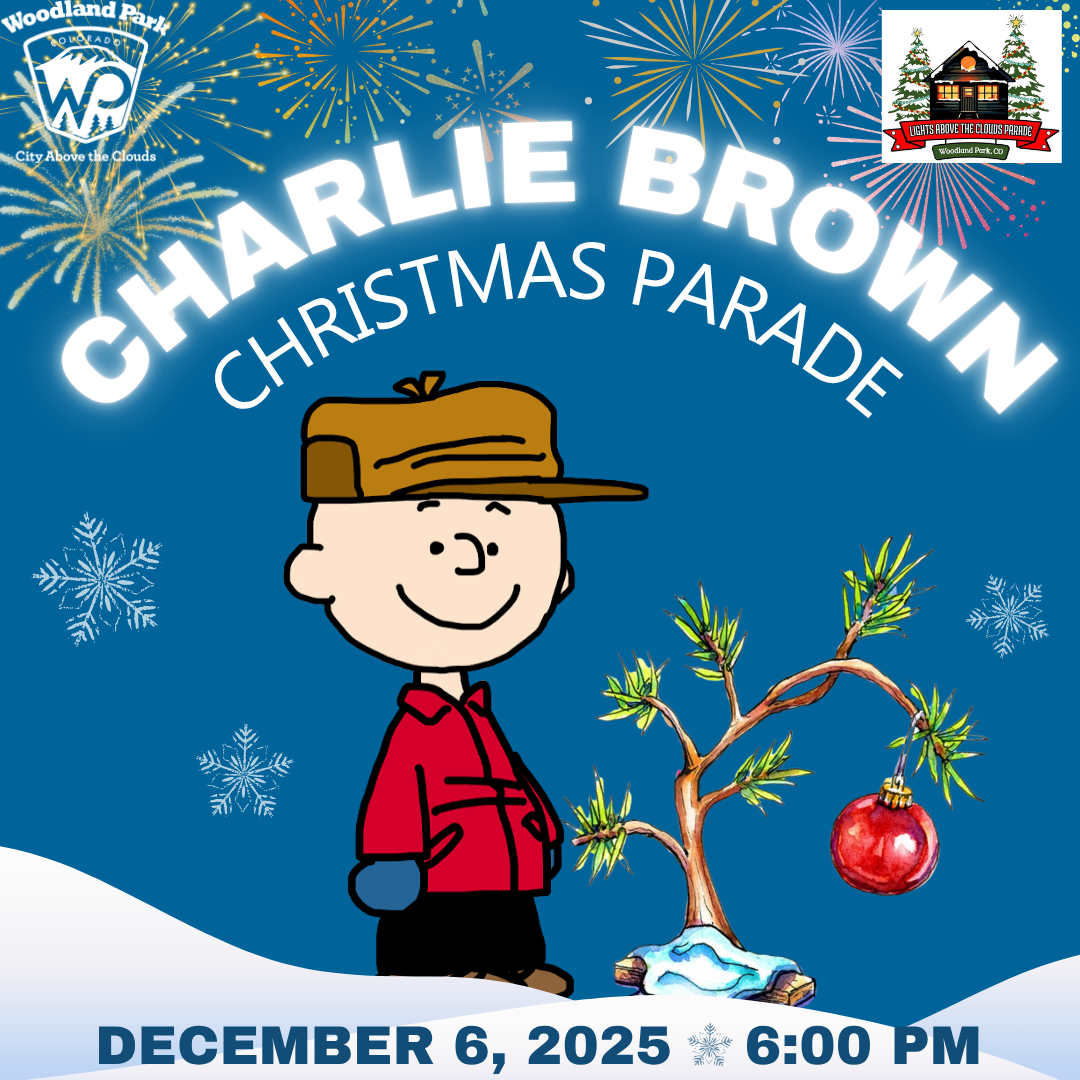 Charlie Brown Christmas Parade  with charlie-like character and tree