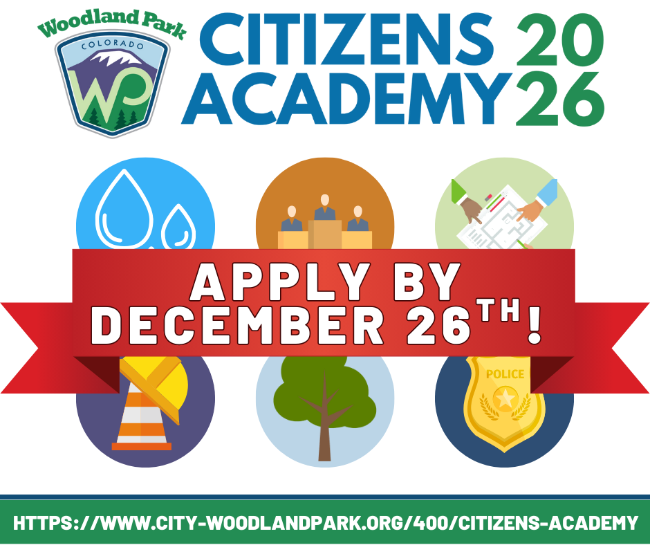 Citizens Academy  with images of city services