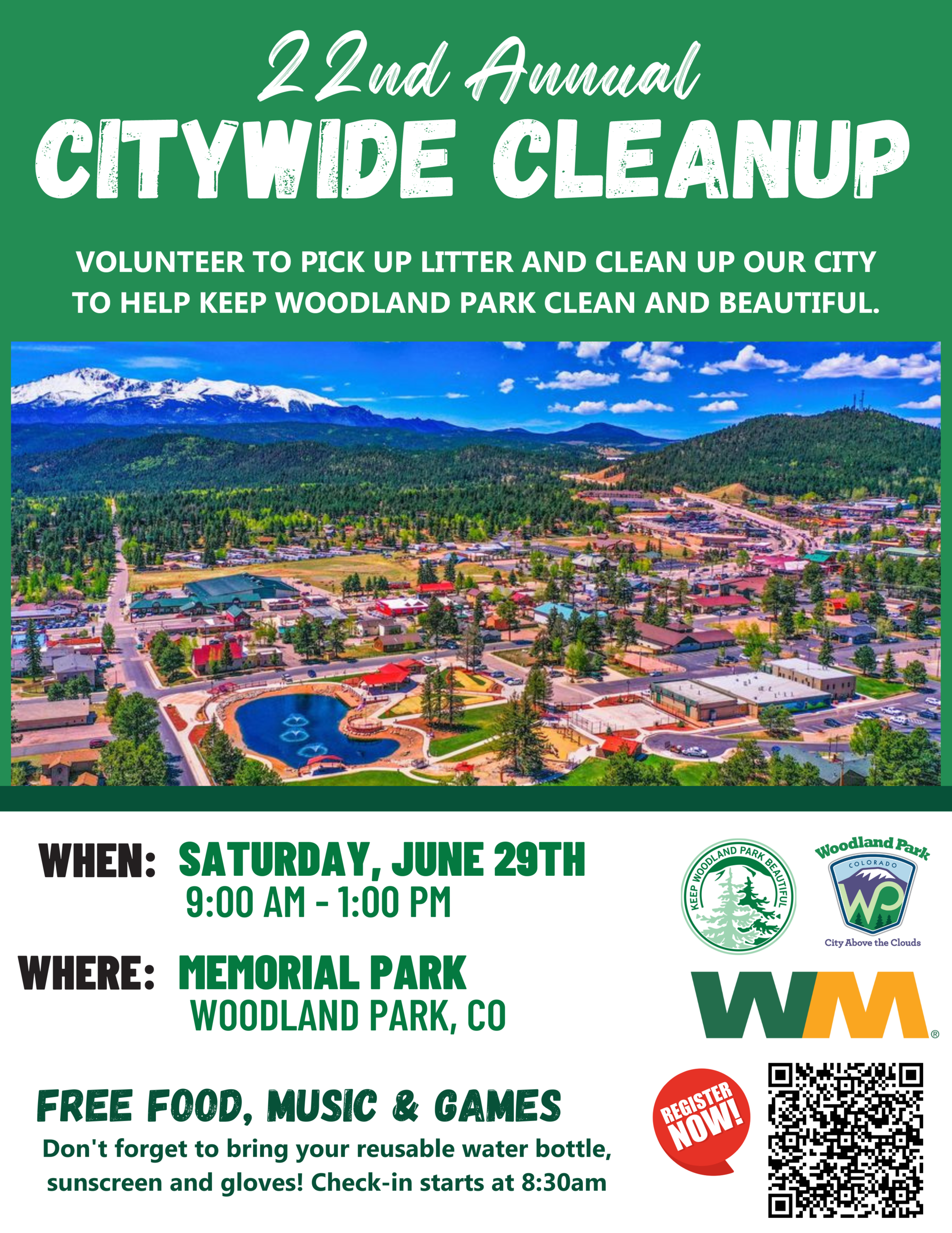 KWPB Citywide Cleanup Flyer 6/29/24 from 9am-1pm