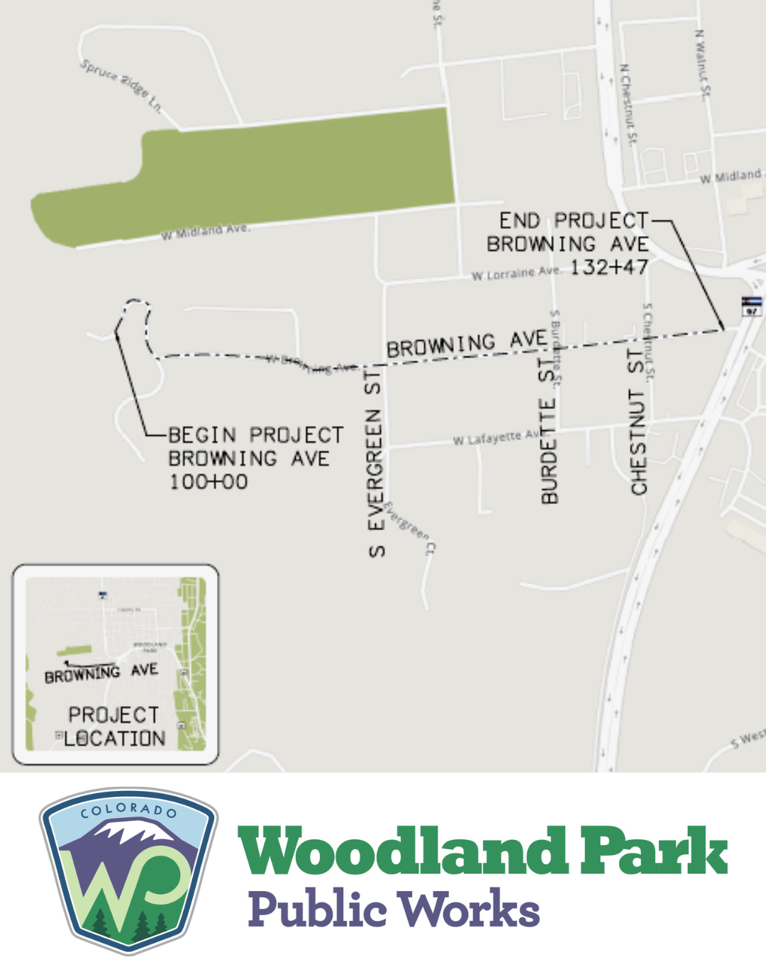 Browning Avenue Project map